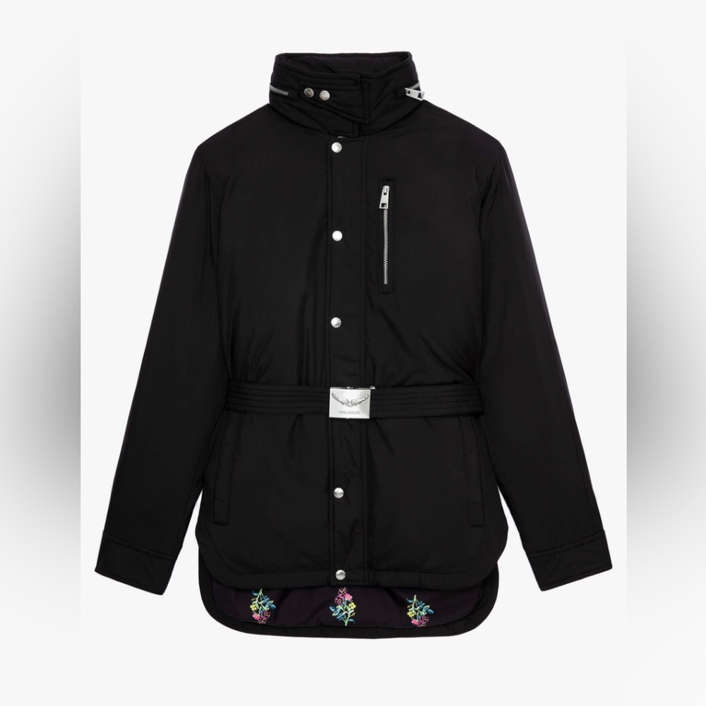 Zadig and Voltaire hooded puffer coat